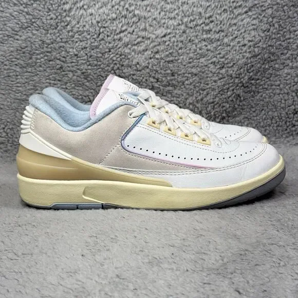Air Jordan 2 Low Look Up In The Air Low Womens Size 9 Shoes Summit White Blue - Picture 1 of 9